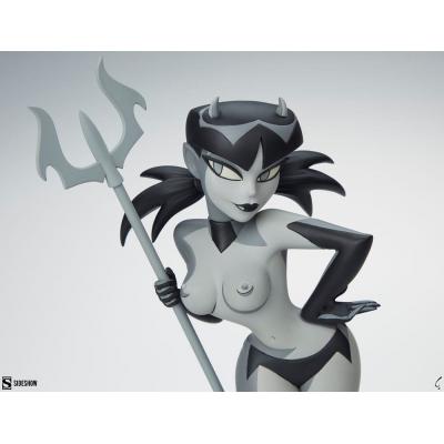 Original Artist Series Estatua Devil Girl (Black and White Variant) 30 cm