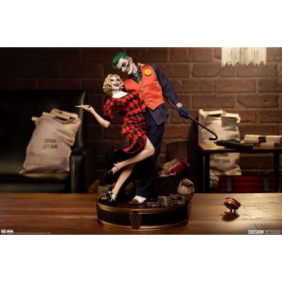 DC Comics Mythos Estatua 1/5 The Joker and Harley Quinn: Lawless Love 41 cm