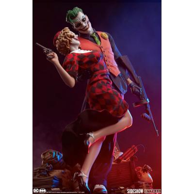 DC Comics Mythos Estatua 1/5 The Joker and Harley Quinn: Lawless Love 41 cm