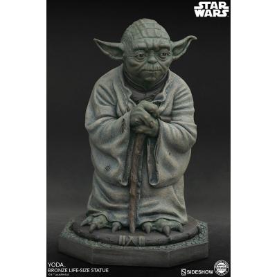 Star Wars Estatua Bronce tamaño real Yoda 79 cm