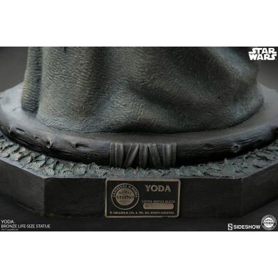 Star Wars Estatua Bronce tamaño real Yoda 79 cm