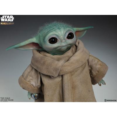 Star Wars The Mandalorian Estatua tamaño real The Child 42 cm