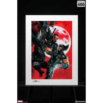 Marvel Litografia Wolverine vs Blade 46 x 61 cm - sin marco