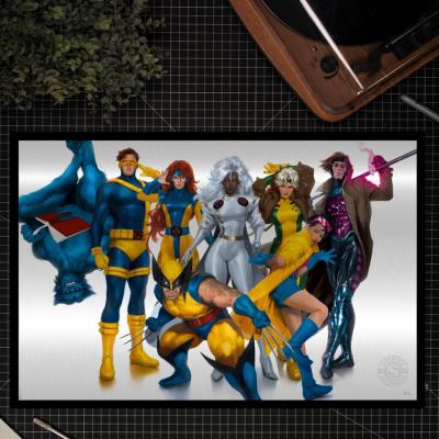 Marvel Litografia Fall of the House of X 41 x 61 cm - sin marco
