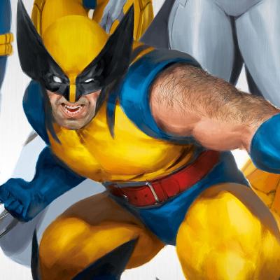 Marvel Litografia Fall of the House of X 41 x 61 cm - sin marco