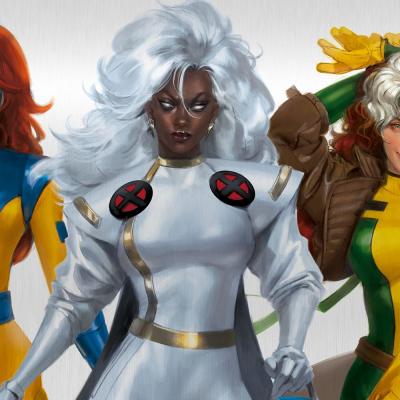 Marvel Litografia Fall of the House of X 41 x 61 cm - sin marco