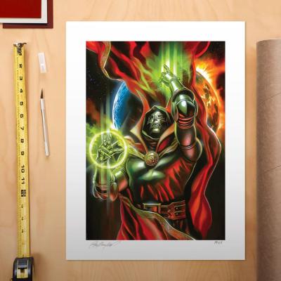 Marvel Litografia Doctor Doom: Timeless 46 x 61 cm - sin marco