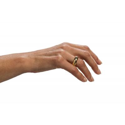 El Señor de los Anillos Anillo Único de tungsteno (bañado en oro) Talla 11