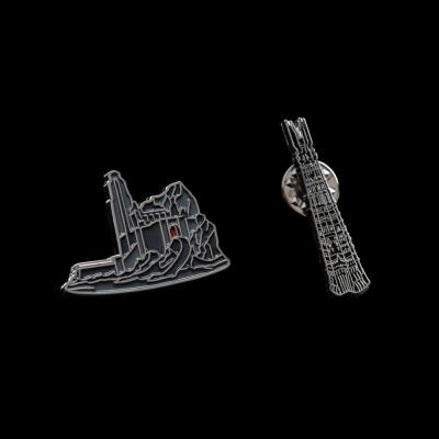 El Señor de los Anillos Pack de 2 Pins Helm's Deep & Orthanc