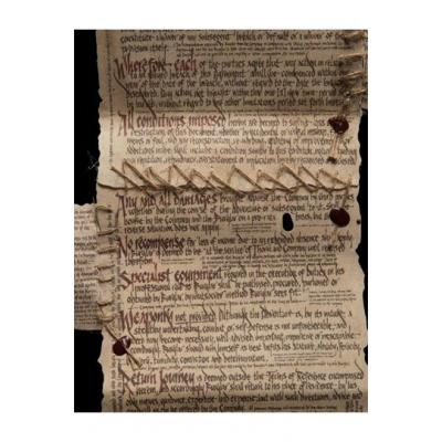 El Hobbit Réplica Mini Contrato de Bilbo