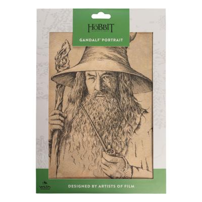 El Hobbit Litografia Portrait of Gandalf the Grey 21 x 28 cm