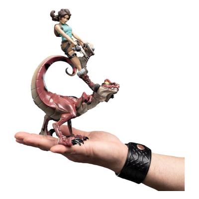 Tomb Raider Figura Mini Epics Lara Croft & Raptor 24 cm