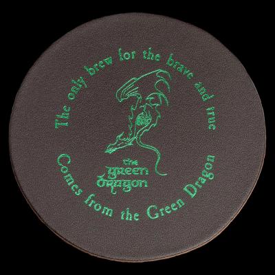 El Señor de los Anillos Pack de 4 Posavasos The Green Dragon