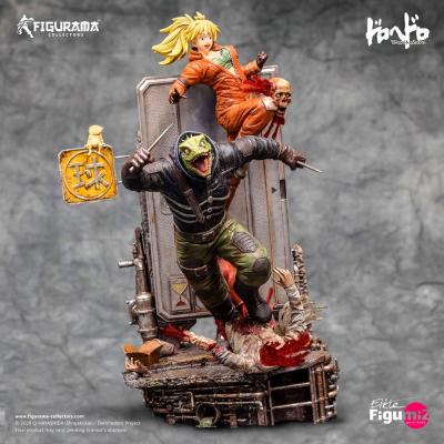 Dorohedoro Diorama Elite FigumiZ 1/8 Caiman & Nikaido 37 cm