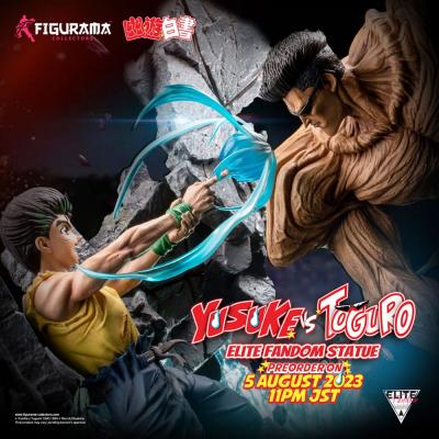 Yu Yu Hakusho Estatua Elite Exclusive 1/6 Yusuke vs Toguro 59 cm