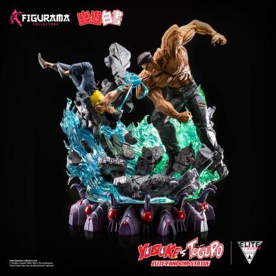 Yu Yu Hakusho Estatua Elite Exclusive 1/6 Yusuke vs Toguro 59 cm