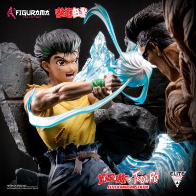 Yu Yu Hakusho Estatua Elite Exclusive 1/6 Yusuke vs Toguro 59 cm