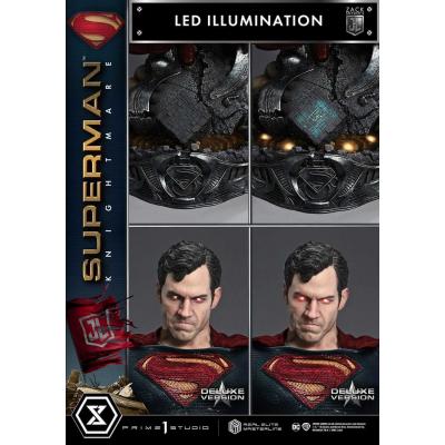Zack Snyder's Justice League Estatua Real Elite Masterline Series 1/3 Superman Knightmare Color Edition Deluxe Ver. 95 cm
