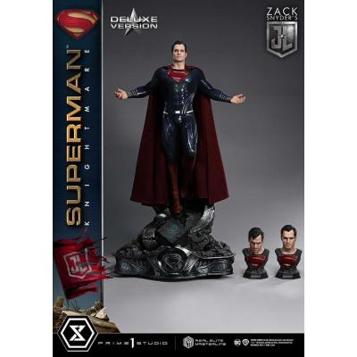 Zack Snyder's Justice League Estatua Real Elite Masterline Series 1/3 Superman Knightmare Color Edition Deluxe Ver. 95 cm