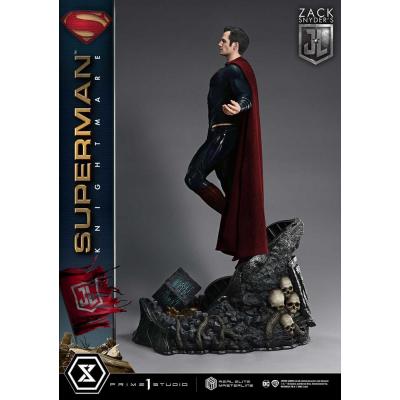Zack Snyder's Justice League Estatua Real Elite Masterline Series 1/3 Superman Knightmare Color Edition Deluxe Ver. 95 cm