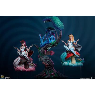 Fairytale Fantasies Collection Estatua Lady Cheshire Cat 63 cm
