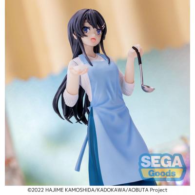Rascal Does Not Dream of Bunny Girl Senpai Estatua Luminasta PVC Mai Sakurajima Apron 14 cm