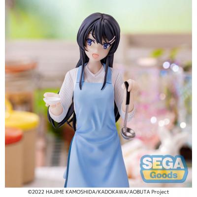 Rascal Does Not Dream of Bunny Girl Senpai Estatua Luminasta PVC Mai Sakurajima Apron 14 cm