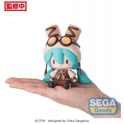 Character Vocal Series 01: Hatsune Miku Figura Fuwa Petit Chibi PVC Hatsune Miku Marshmallow Hot Cocoa 10 cm