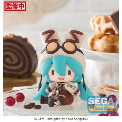 Character Vocal Series 01: Hatsune Miku Figura Fuwa Petit Chibi PVC Hatsune Miku Marshmallow Hot Cocoa 10 cm
