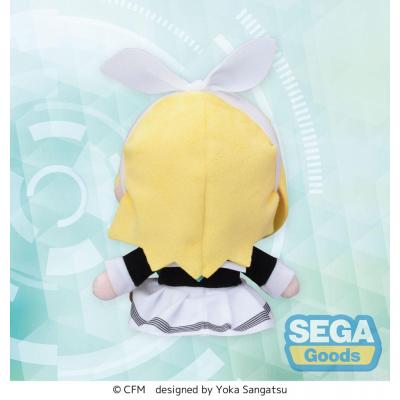 Character Vocal Series 02: Kagamine Rin/Len Peluche Fuwa Petit Mini Kagamine Rin Uniform Ver. (EX) 16 cm