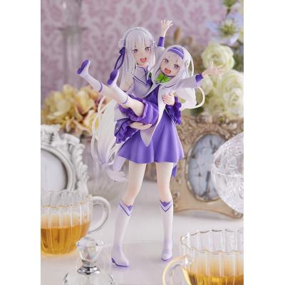 Re:Zero Starting Life in Another World Estatua PVC 1/7 Emilia & Childhood Emilia 24 cm