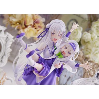 Re:Zero Starting Life in Another World Estatua PVC 1/7 Emilia & Childhood Emilia 24 cm