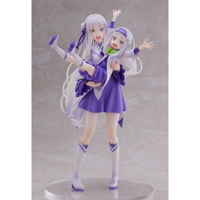 Re:Zero Starting Life in Another World Estatua PVC 1/7 Emilia & Childhood Emilia 24 cm