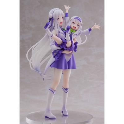 Re:Zero Starting Life in Another World Estatua PVC 1/7 Emilia & Childhood Emilia 24 cm