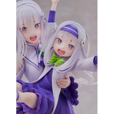 Re:Zero Starting Life in Another World Estatua PVC 1/7 Emilia & Childhood Emilia 24 cm