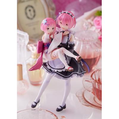 Re:Zero Starting Life in Another World Estatua PVC 1/7 Ram & Childhood Ram 23 cm