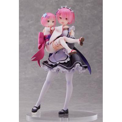 Re:Zero Starting Life in Another World Estatua PVC 1/7 Ram & Childhood Ram 23 cm