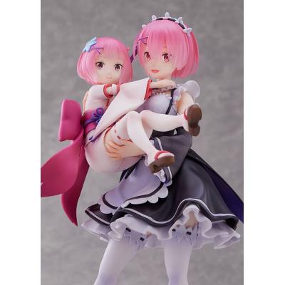 Re:Zero Starting Life in Another World Estatua PVC 1/7 Ram & Childhood Ram 23 cm