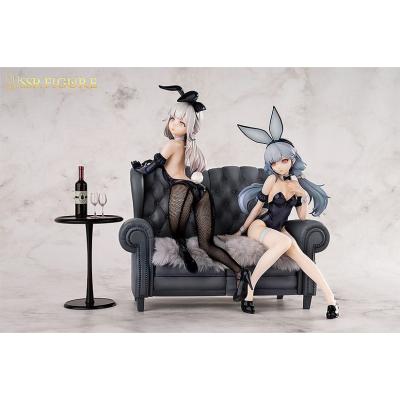 Original Character Estatuas PVC 1/7 SSR Yi Ren Guan - House of Unhumans Jin Hua: Bunny Ver. + Qiao Er Combinatorial 23 cm