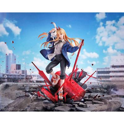 Chainsaw Man Estatua 1/7 Power & Meowy 28 cm