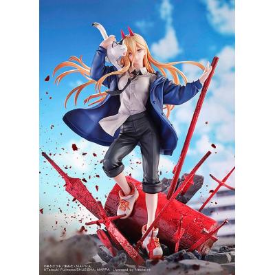 Chainsaw Man Estatua 1/7 Power & Meowy 28 cm