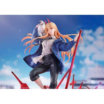 Chainsaw Man Estatua 1/7 Power & Meowy 28 cm