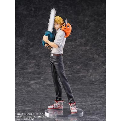 Chainsaw Man Estatua S-Fire PVC 1/7 Denji & Pochita 24 cm