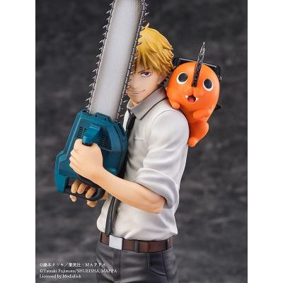 Chainsaw Man Estatua S-Fire PVC 1/7 Denji & Pochita 24 cm
