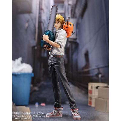 Chainsaw Man Estatua S-Fire PVC 1/7 Denji & Pochita 24 cm