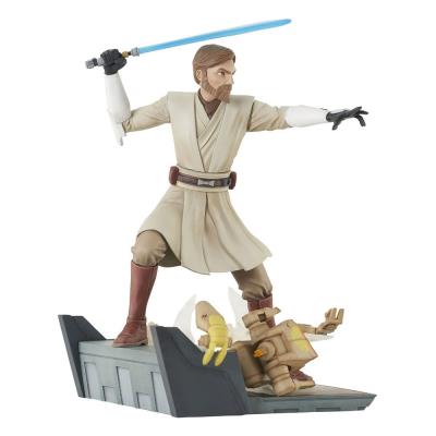 Star Wars: The Clone Wars Deluxe Gallery Estatua General Obi-Wan Kenobi 23 cm