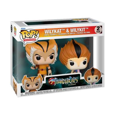 Thundercats Pack de 2 POP! Vinyl Figuras Wilykat & Wilykit 9 cm