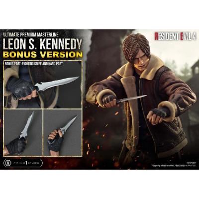Resident Evil 4 Estatua Ultimate Premium Masterline Series 1/4 Leon S. Kennedy Bonus Ver. 64 cm