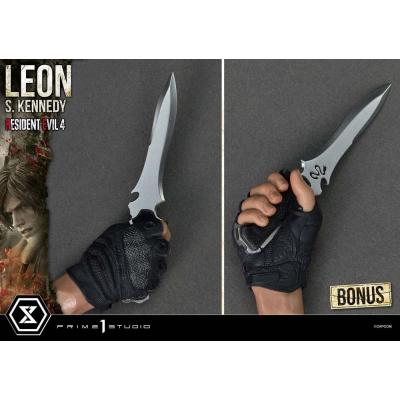 Resident Evil 4 Estatua Ultimate Premium Masterline Series 1/4 Leon S. Kennedy Bonus Ver. 64 cm
