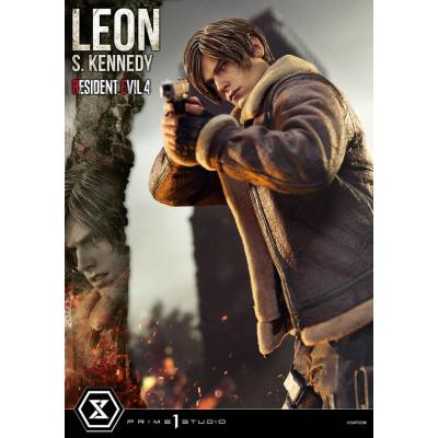 Resident Evil 4 Estatua Ultimate Premium Masterline Series 1/4 Leon S. Kennedy Bonus Ver. 64 cm